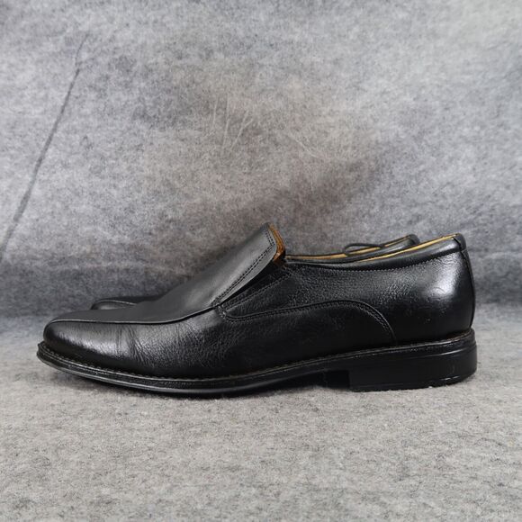 Sandro Moscoloni Shoes Mens 11 Loafer Slip On Classic Jacobs Venetian Leather - Picture 3 of 16